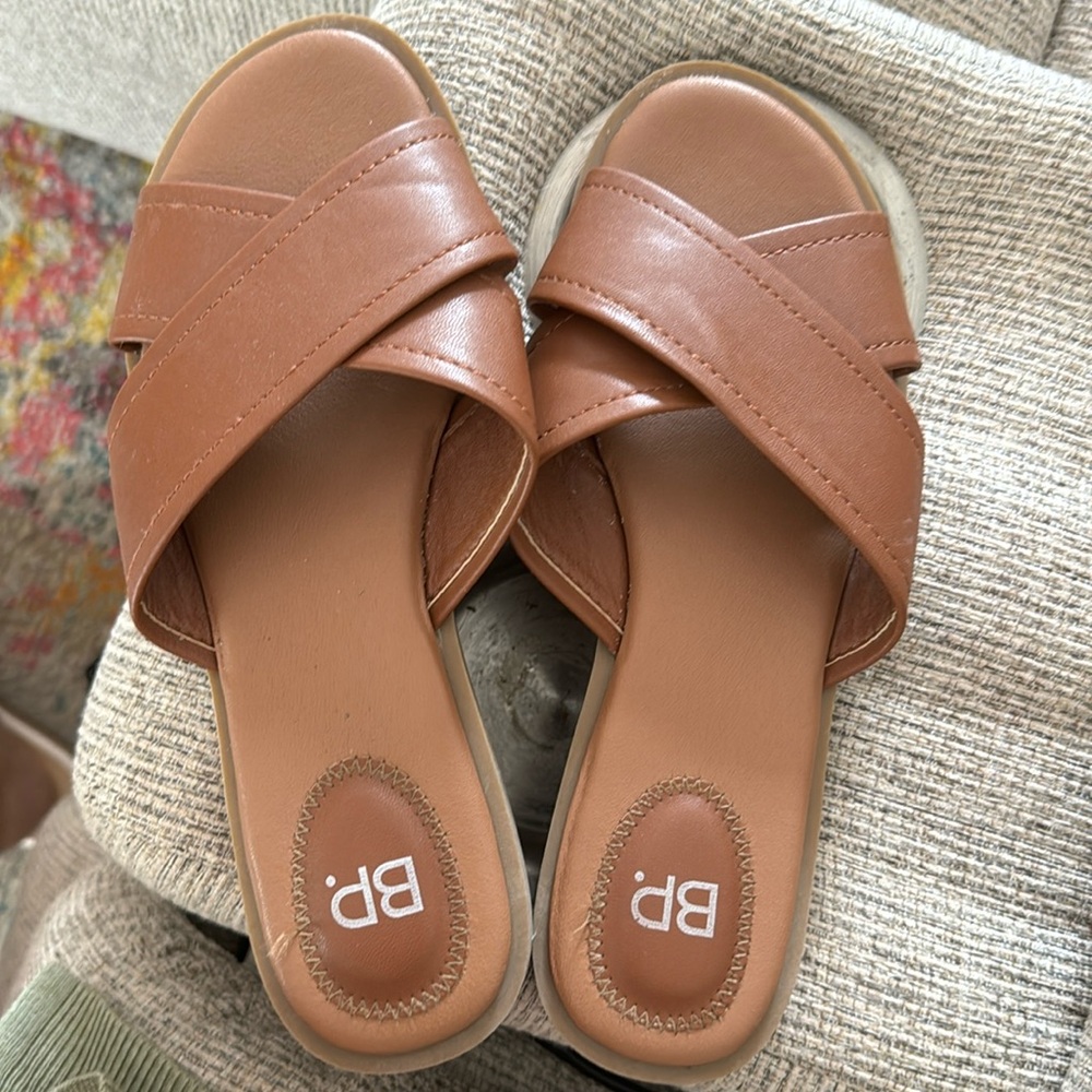 BP brown sandals